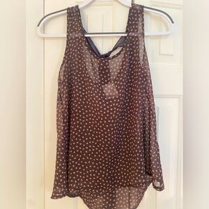 Small Chocolate and Pink Flowery Shell